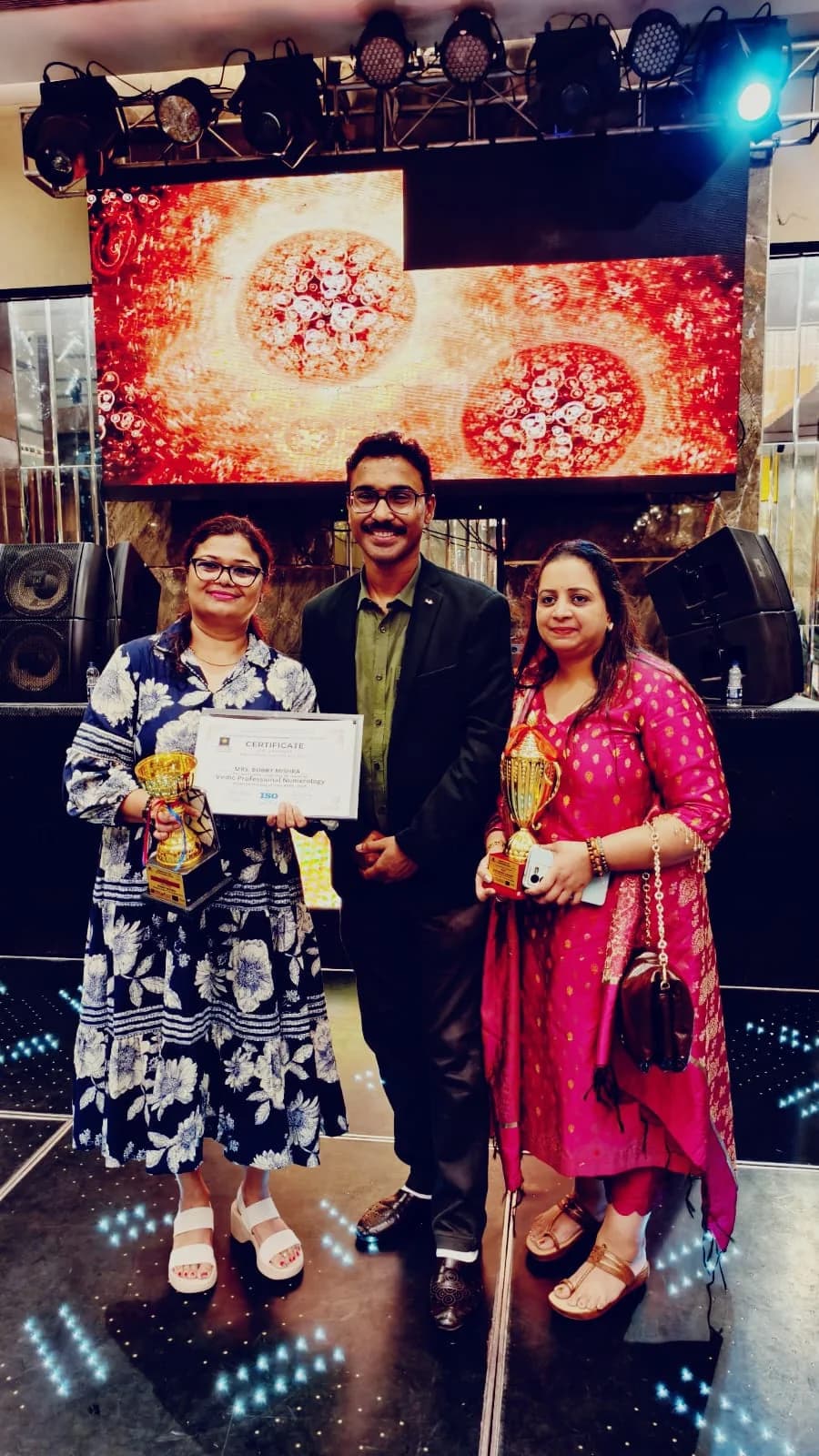 Adarshh Panndey with his numerology students