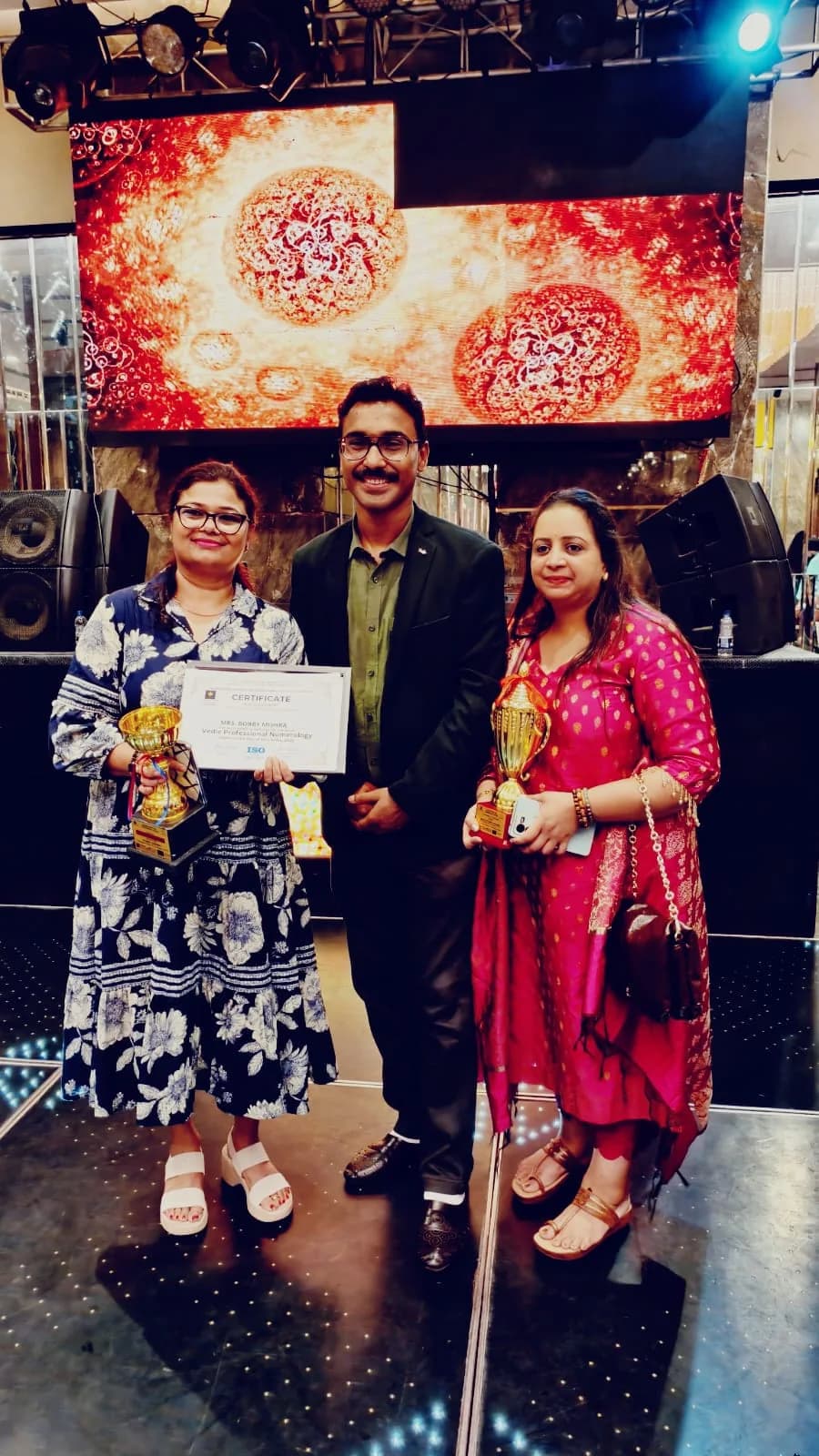 Adarshh Panndey with his numerology students
